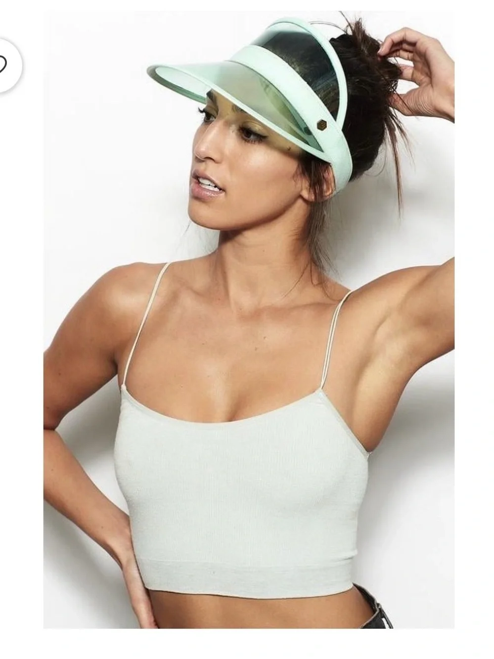 HEMLOCK HAT CO Ace Visor in Mint